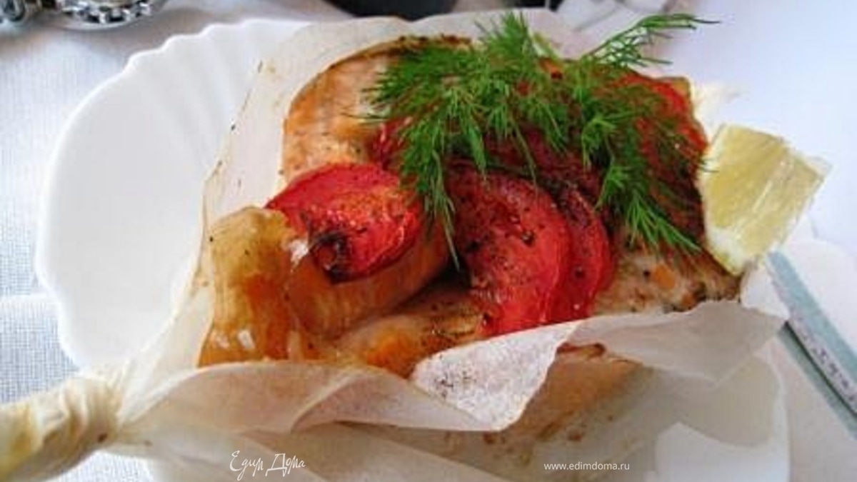 Лодочки из семги с помидорами. Готовим с HomeQueen