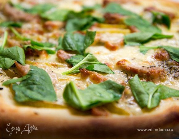 Пицца с грушами и свиной вырезкой Пицца с грушами и свиной вырезкой