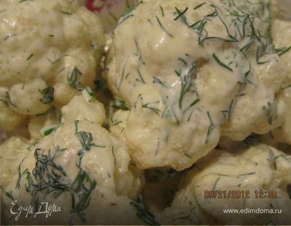 Салат из цветной капусты Салат из цветной капусты