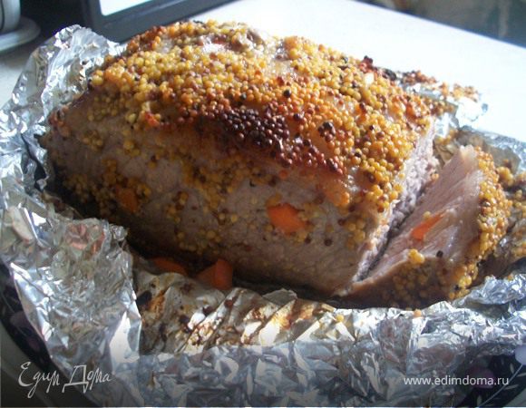 Свинина, запеченная во французской горчице Свинина, запеченная во французской горчице