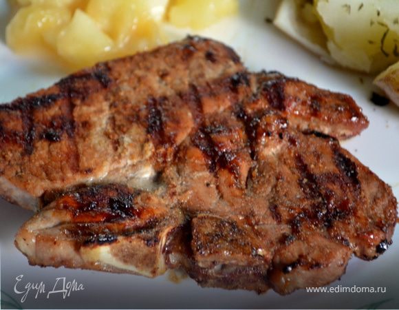Медово-цитрусовые свиные отбивные
