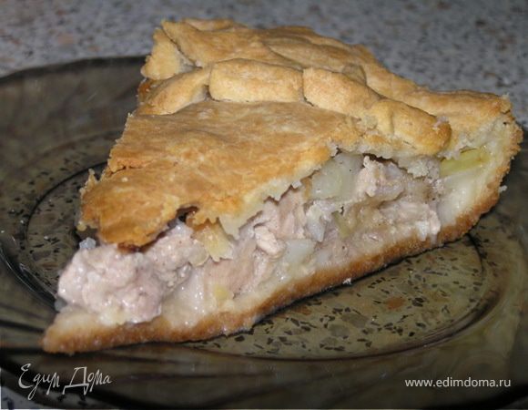 Мясной пирог с картофелем Мясной пирог с картофелем