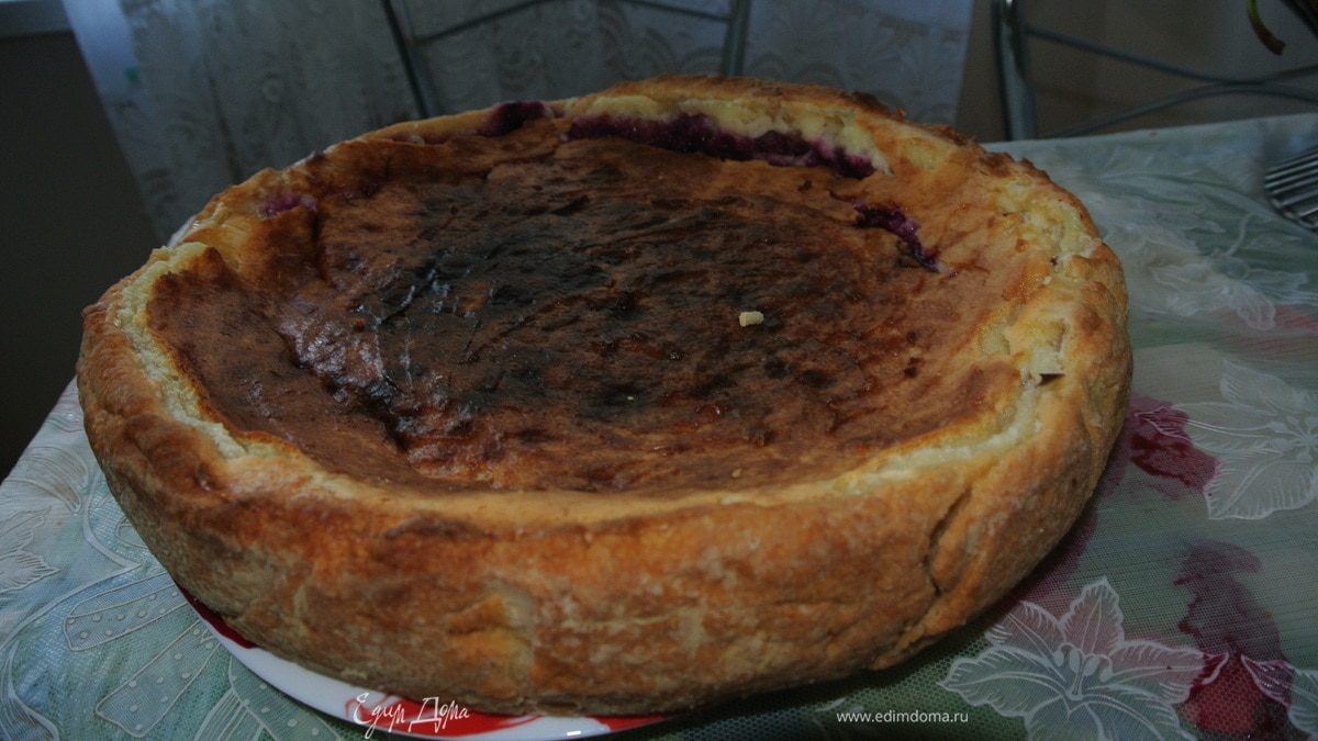 Черничный пирог