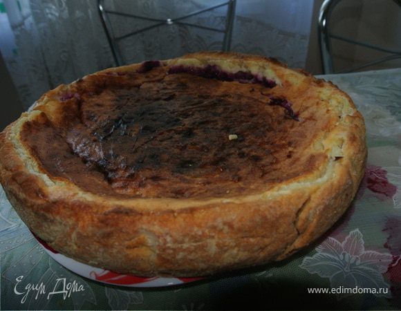 Черничный пирог
