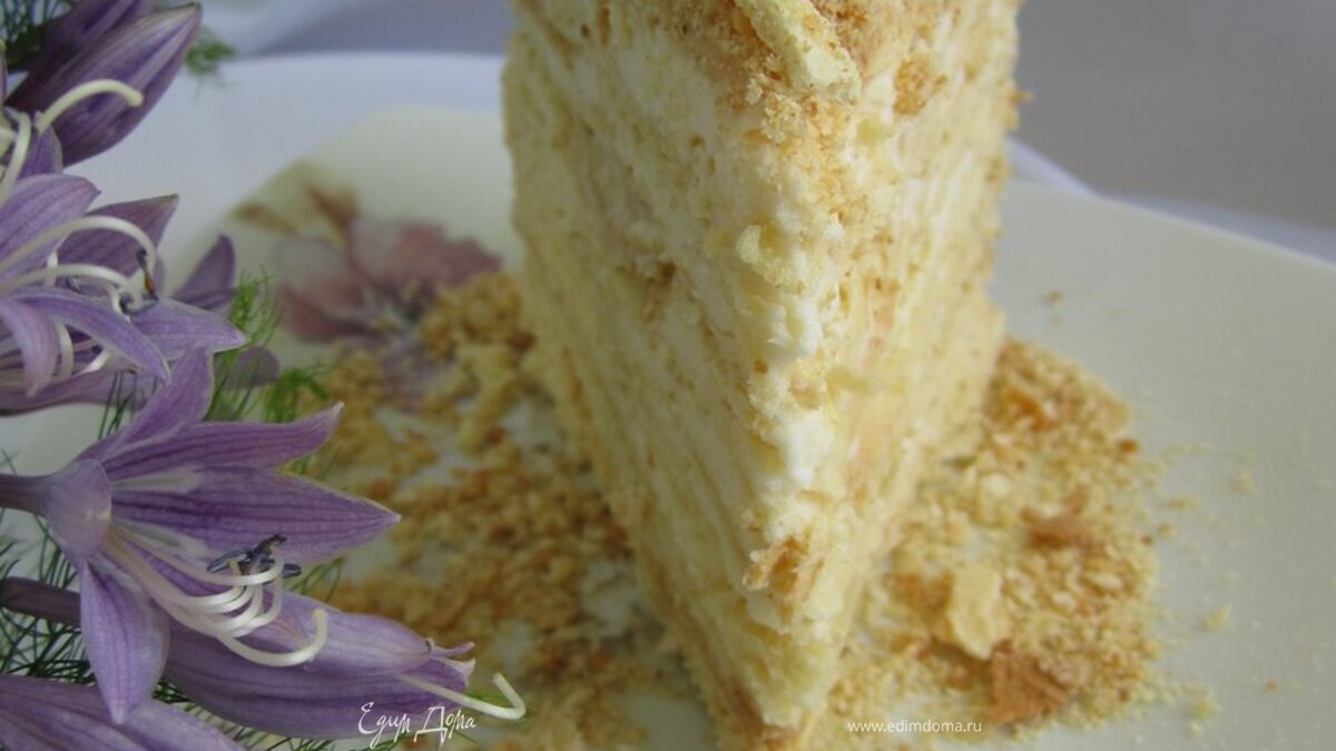 Торт "Наполеон". готовим с "HomeQueen Corporation"