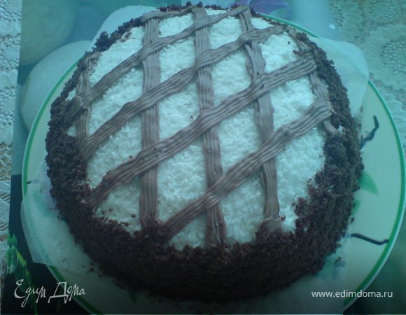 Бананово-шоколадный торт Бананово-шоколадный торт