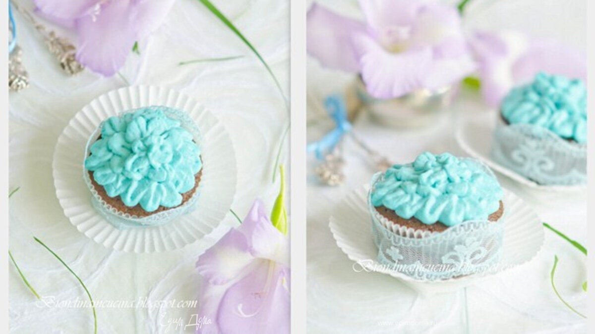 Пирожное «Синий бархат»