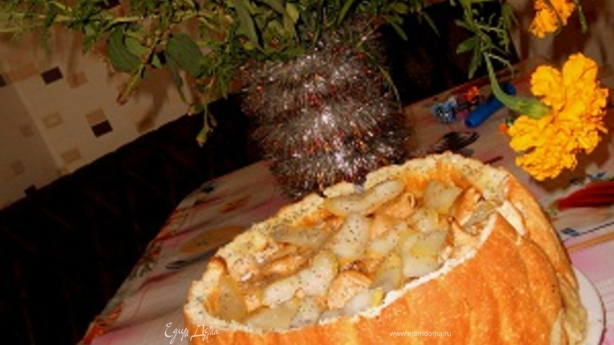 Грушевый торт. Готовим с "HomeQueen Corporation"