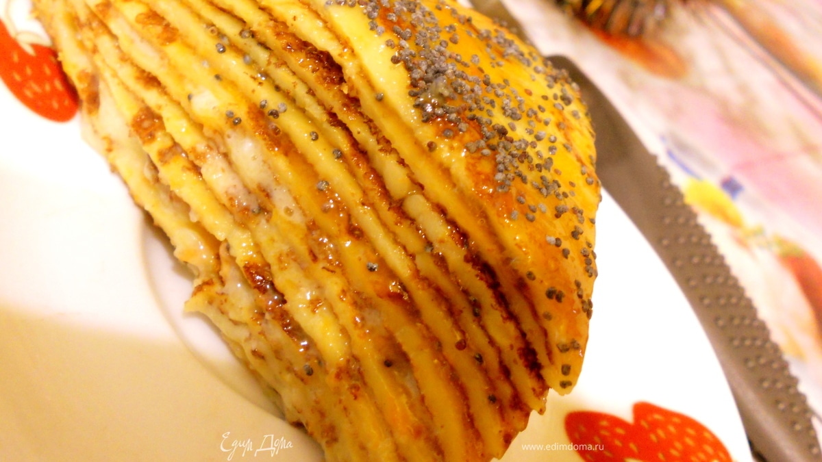 Простой блинный торт