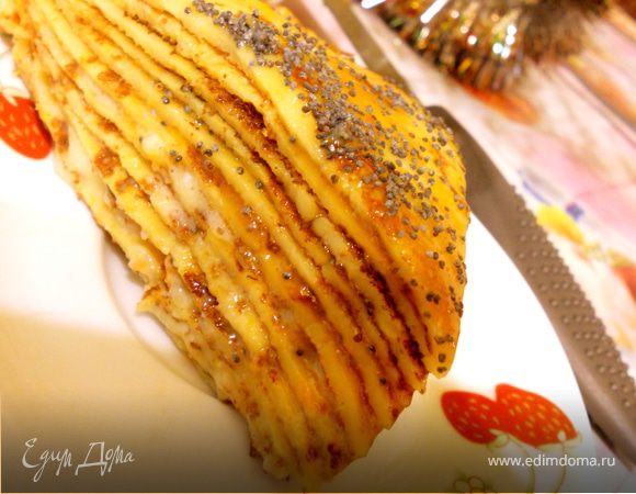 Простой блинный торт