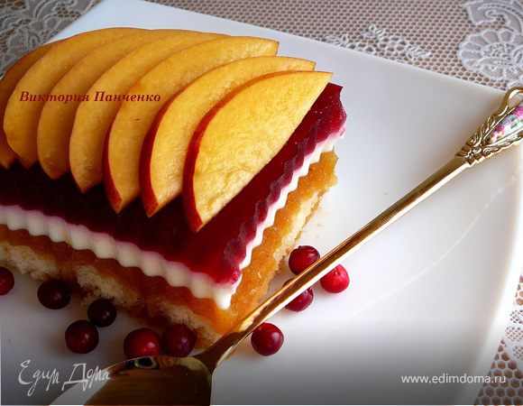 Персиково-брусничный десерт. ГОТОВИМ ВМЕСТЕ С "HOMEQUEEN CORPORATION" Персиково-брусничный десерт. ГОТОВИМ ВМЕСТЕ С "HOMEQUEEN CORPORATION"