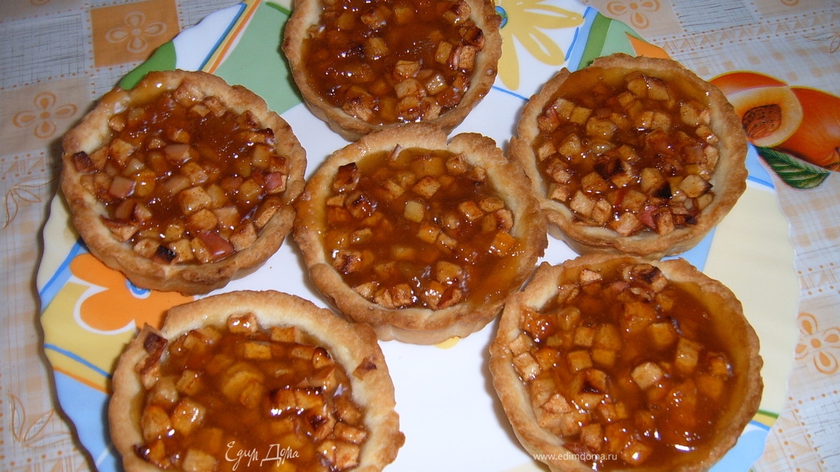 Деревенские галеты с яблоками и абрикосовым джемом от Юлии Высоцкой. Готовим с HomeQueen