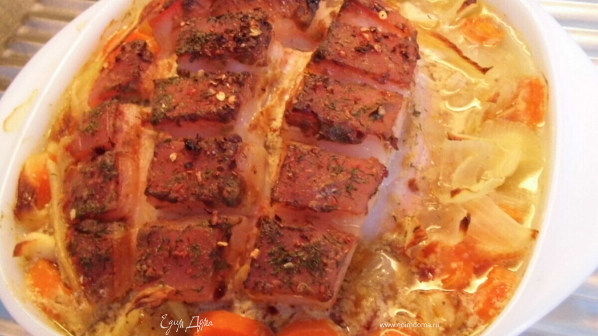 Свинина запеченная "Хрустящая корочка" (Krustenbraten)