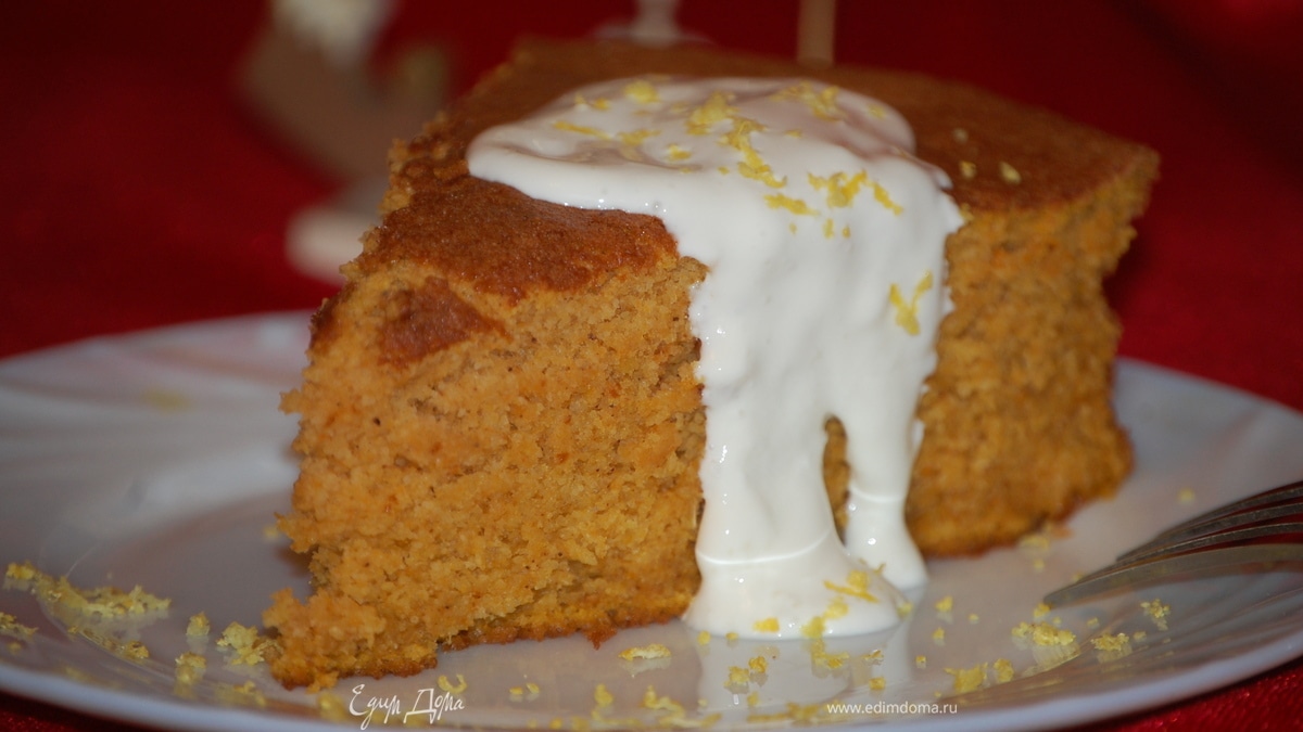 Запеканка из тыквы с корицей и цедрой лимона