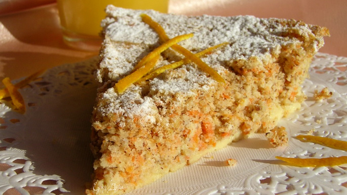Итальянский морковный пирог