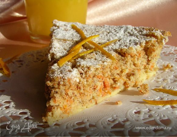 Итальянский морковный пирог