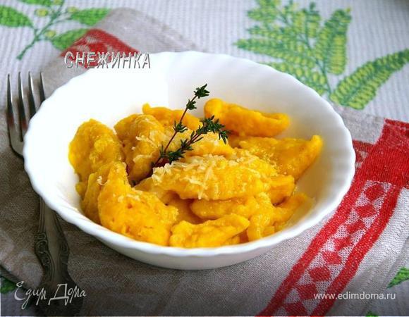 Тыквенные ньокки с ароматизированным маслом
