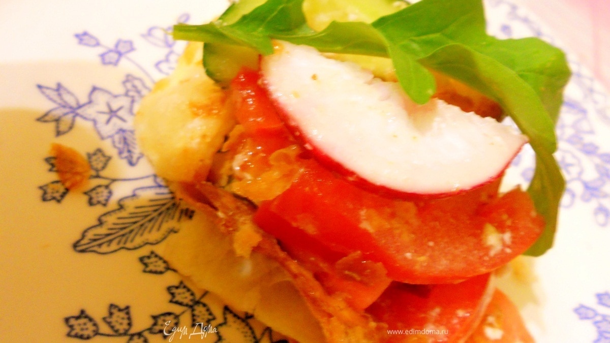 Салат со слойкой