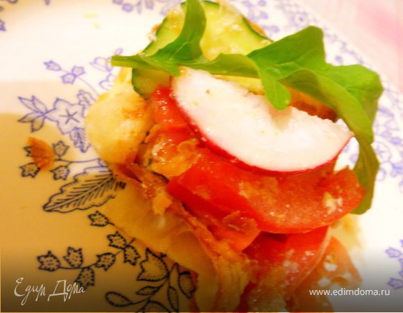 Салат со слойкой