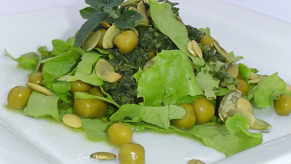 Зеленый салат