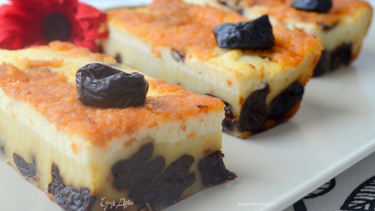 Бретонский черносливовый пирог