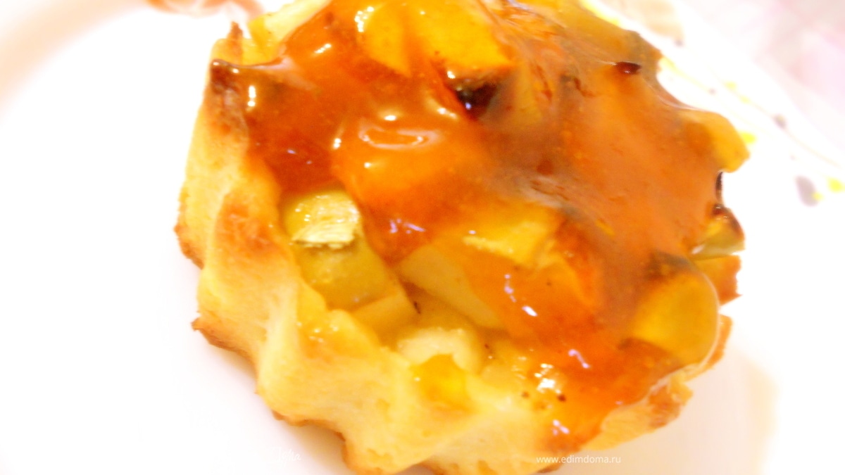 Деревенские галеты с яблоками и абрикосовым джемом от Юлии Высоцкой. Готовим с HQC