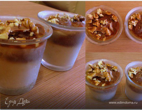 Двухцветное банановое мороженое Двухцветное банановое мороженое