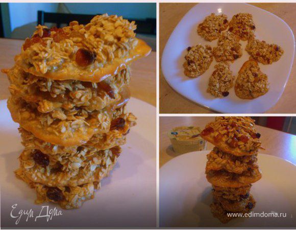 Овсяное печенье с изюмом