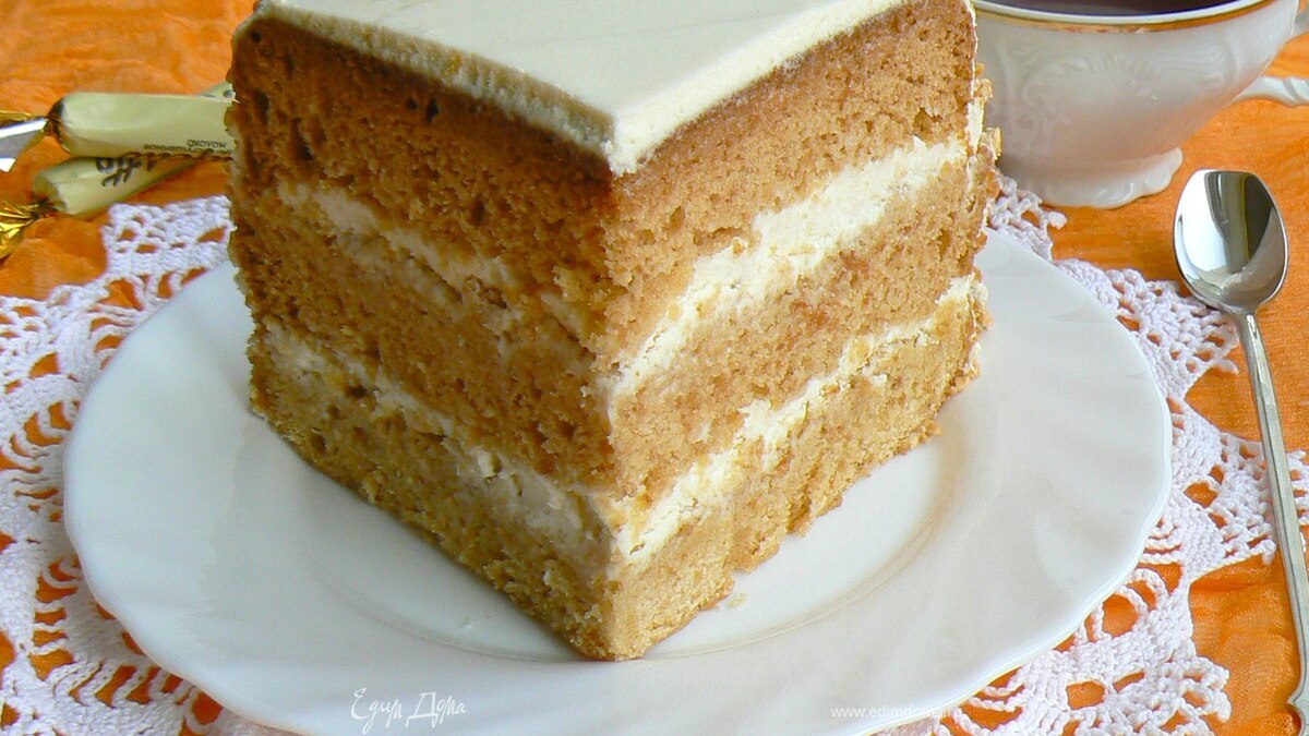 Медовик в мультиварке