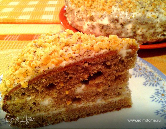 Торт "Пьяный апельсин"