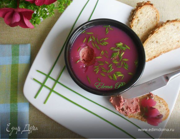 Нежный мусс из куриной печени с желе