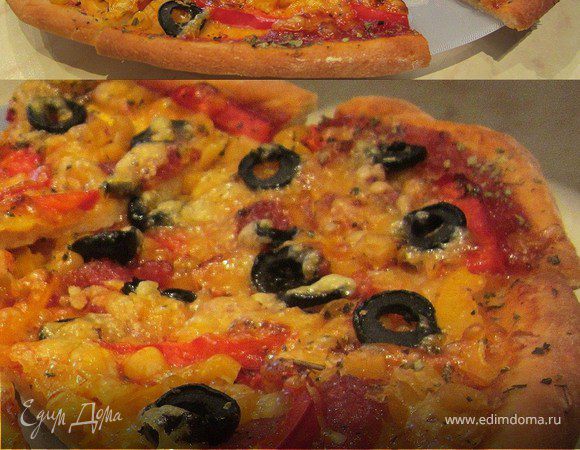 Пицца по-итальянски "Салями"