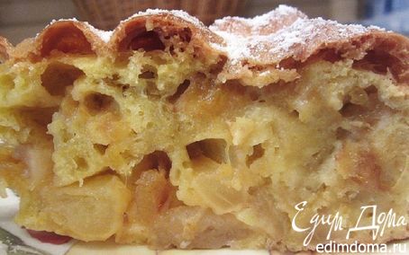 Рецепт Сливово-яблочный пирог
