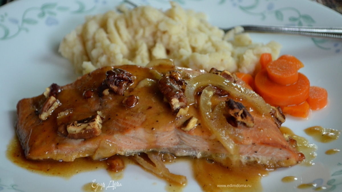 Семга  в кулинарном пакете