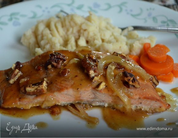 Семга  в кулинарном пакете