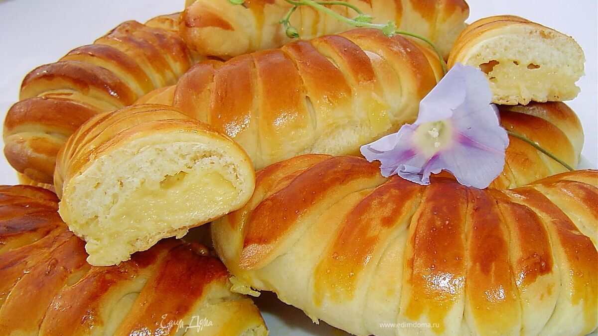 Булочки с заварным кремом. Готовим с "HomeQueen Corporation"