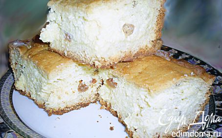 Рецепт Румынский пирог с творогом (сладкий)