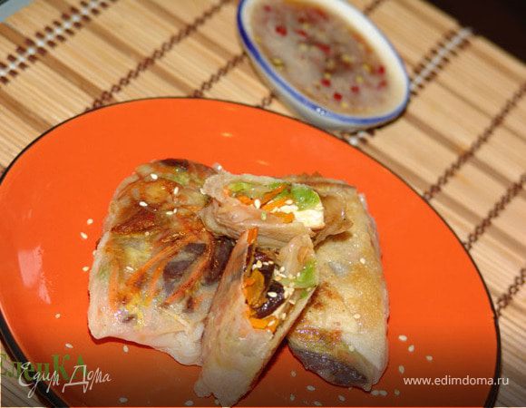 Спринг-роллы с тофу Спринг-роллы с тофу