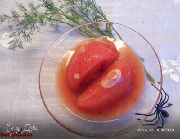 Помидоры "Кровавые" для Halloween Помидоры "Кровавые" для Halloween