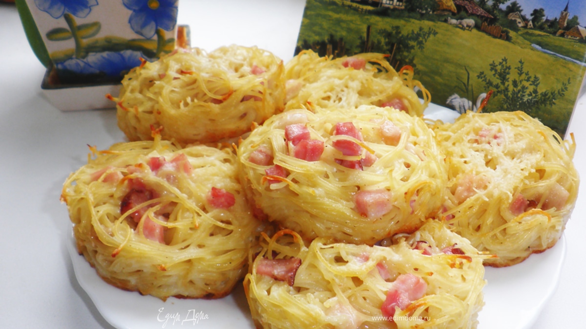 Гнездышки с беконом