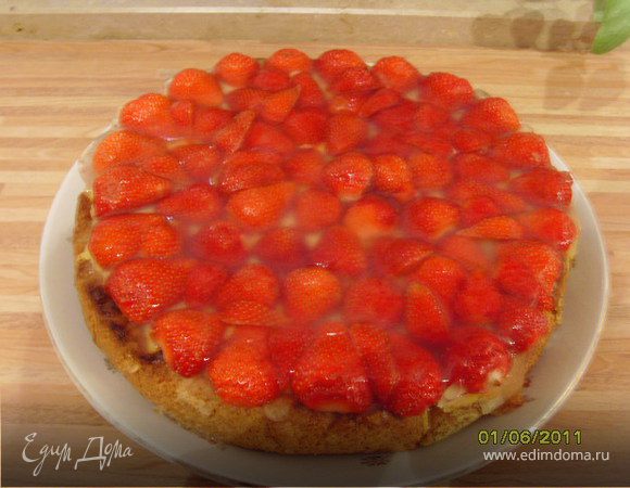 Торт клубничный Торт клубничный