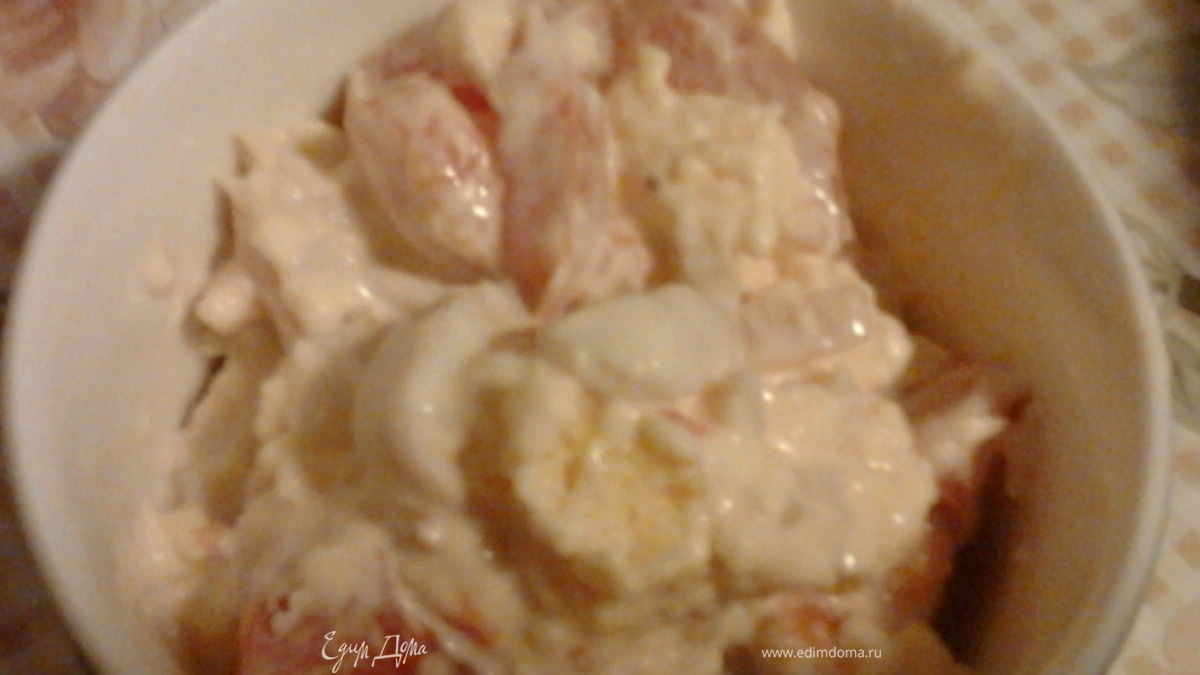 Закуска из кальмаров