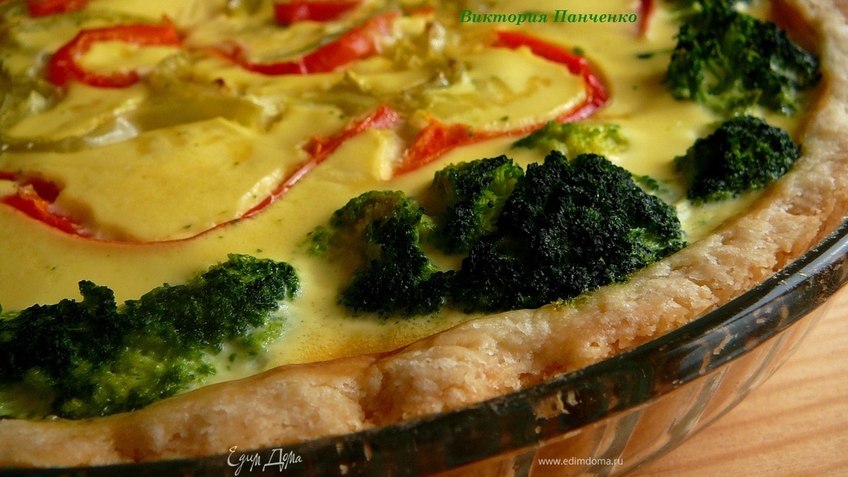 Квише с брокколи