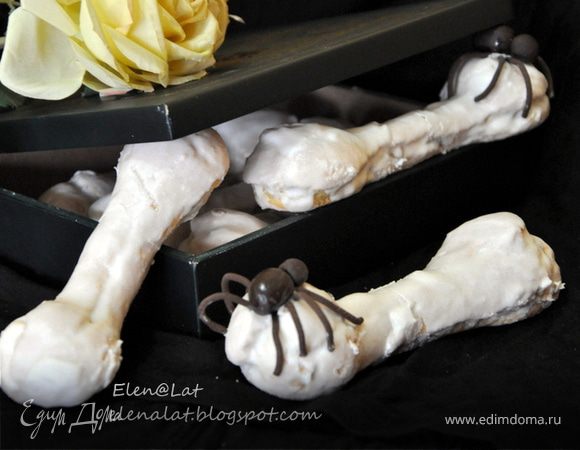 Эклеры с кофейным кремом Halloween Эклеры с кофейным кремом Halloween