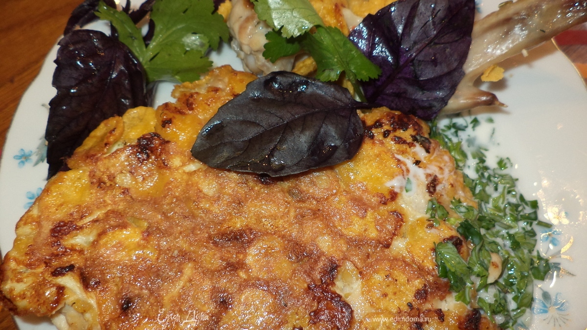 Курица в панировке из кукурузных хлопьев