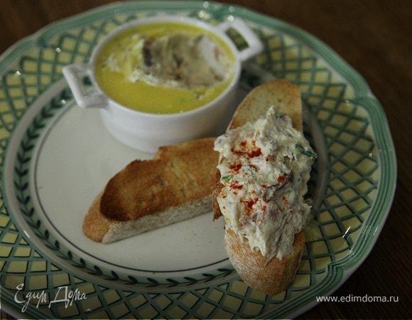 Паштет из копченой скумбрии