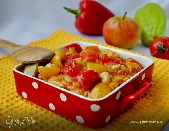 Паприкаш с курицей