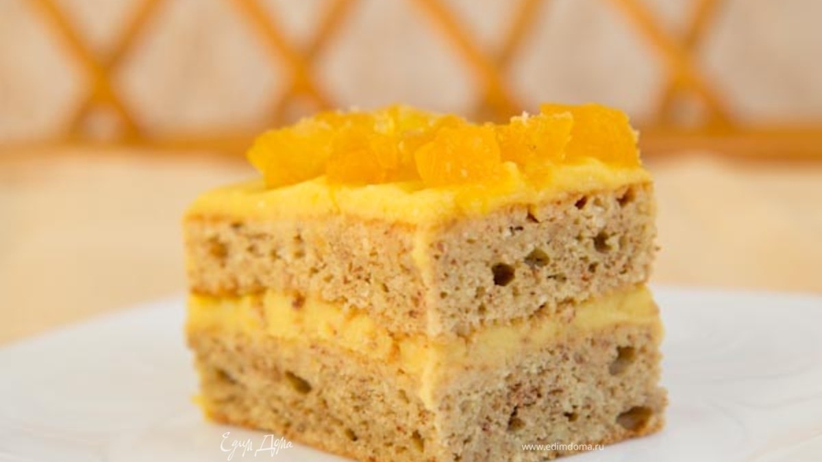 Тыквенно-ореховый торт