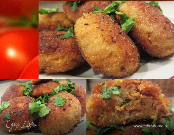 Томатные говяжьи котлетки
