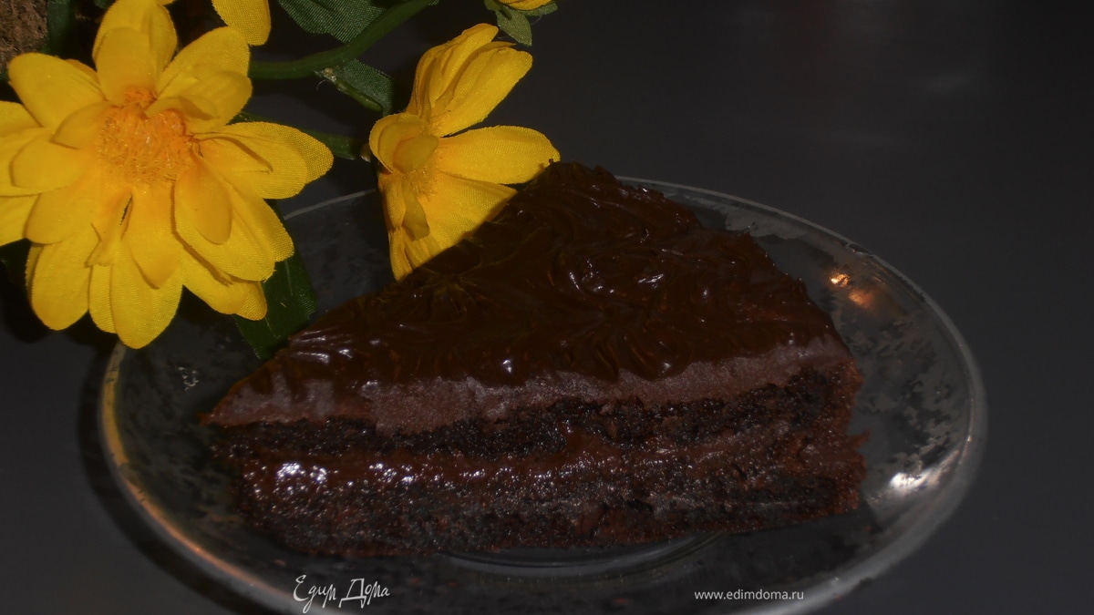 Шоколадный торт без муки